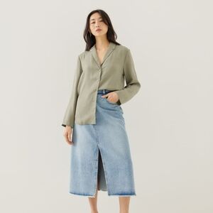 Love Bonito Kaiden relaxed flare sleeve shirt size 6 NWT